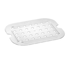Gastronorm-Einlegeboden, G-KELB 1/6, perforated Ø 10 mm, material: polycarbonate, temperature range: -40 ° C to +100 ° C product photo