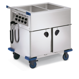 food serving trolley SAG 2 heatable • 2 basins product photo