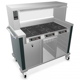 mobile cooking station B.PRO COOK I-flex 3 to go incl. ION TEC filter | gallery product photo  S