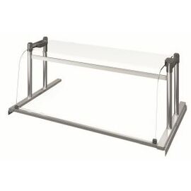 Retrofittable sneeze guard for B.PRO food serving trolleys SAG and SAW with 3 basins product photo