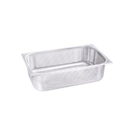 gastronorm cooking insert G-KEN 1/1-195 | stainless steel | perforated product photo