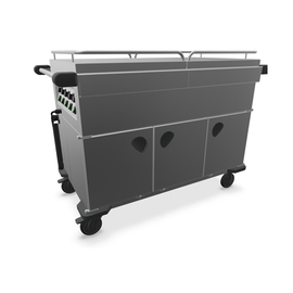 food serving trolley SAG 3 with sliding lid | gallery product photo