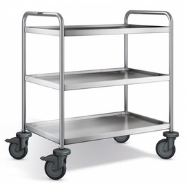 serving trolley SW 8 x 5-3 | 3 shelves | 900 mm x 600 mm H 950 mm | plastic product photo