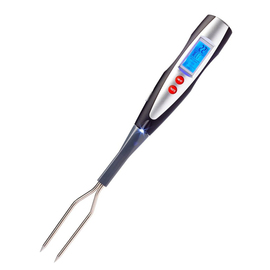 roasting fork | grill fork with thermometer incl. batteries product photo