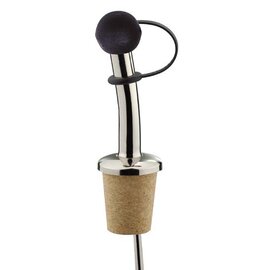 pourer | brass | Natural cork | loop freely dosed product photo