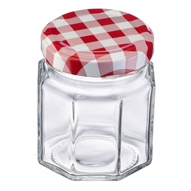 preserving jar hexagonal 100 ml with screw cap product photo