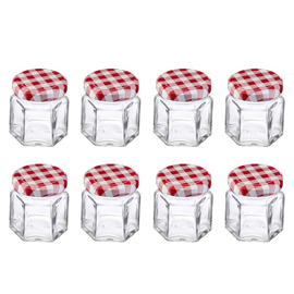 preserving jar hexagonal 45 ml with screw cap product photo