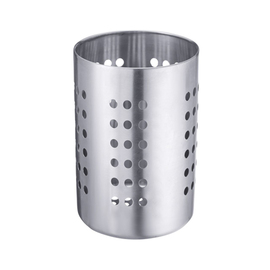 cutlery quiver stainless steel perforated Ø 68 mm H 103 mm product photo