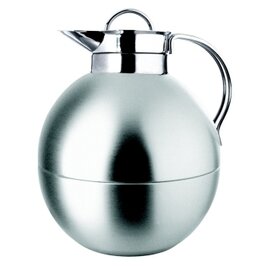 vacuum jug KUGEL 0.94 ltr stainless steel matt vacuum -  tempered glass screw cap  H 200 mm product photo