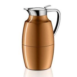 vacuum jug PALLAS 1 ltr metal copper coloured vacuum -  tempered glass screw cap  H 263 mm product photo