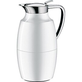 vacuum jug PALLAS 1 ltr metal polar white vacuum -  tempered glass screw cap  H 263 mm product photo