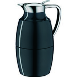 vacuum jug PALLAS 1 ltr metal black vacuum -  tempered glass screw cap  H 263 mm product photo