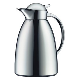 vacuum jug ALBERGO TEA 1 ltr metal vacuum -  tempered glass screw cap product photo