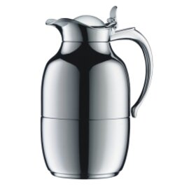 vacuum jug HELENA 1 ltr brass vacuum -  tempered glass hinged lid product photo