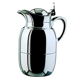 vacuum jug JUWEL 0.32 ltr brass vacuum -  tempered glass hinged lid product photo