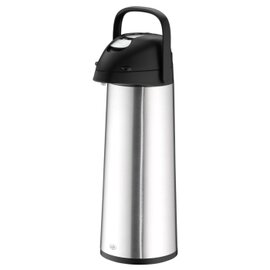 Isolating drink dispenser Active, GV 2,2 L, approx. 17 cups, matt stainless steel body, with alfiDur-vacuum hard glass insert product photo