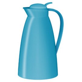 vacuum jug ECO 1 ltr aquamarin blue matt vacuum -  tempered glass screw cap product photo