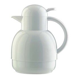 vacuum jug DIANA 0.6 ltr white shiny vacuum -  tempered glass screw cap product photo