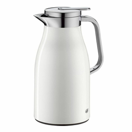 vacuum jug SKYLINE 1.0 ltr stainless steel white | one-hand operation product photo