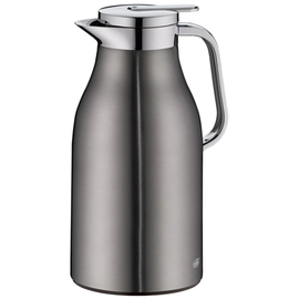 vacuum jug SKYLINE 1.5 ltr stainless steel grey | one-hand operation product photo