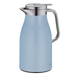 vacuum jug SKYLINE 1.0 ltr stainless steel blue | one-hand operation product photo
