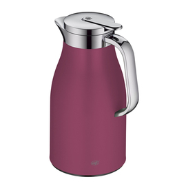 vacuum jug SKYLINE 1.0 ltr stainless steel red | one-hand operation product photo