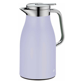vacuum jug SKYLINE 1.0 ltr stainless steel lavender coloured | one-hand operation product photo