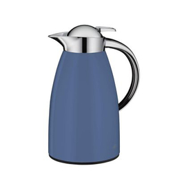 vacuum jug SIGNO 1 ltr stainless steel blue | one-hand operation product photo