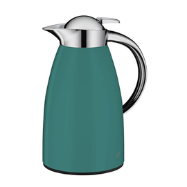 vacuum jug SIGNO 1 ltr stainless steel green | one-hand operation product photo