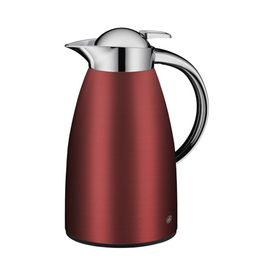 vacuum jug SIGNO 1 ltr stainless steel red | one-hand operation product photo