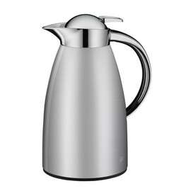 vacuum jug SIGNO 1 ltr stainless steel silver coloured | one-hand operation product photo