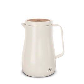 vacuum jug STUDIO TEA 0.7 ltr stainless steel white product photo