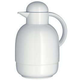 Neat thermos flask, GV 1,5 L, approx. 12 cups, made of high-quality plastic, alfiDur vacuum glass insert, white product photo