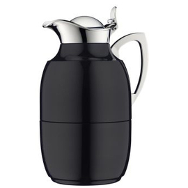 vacuum jug JUWEL 1.0 ltr stainless steel black | one-hand operation product photo