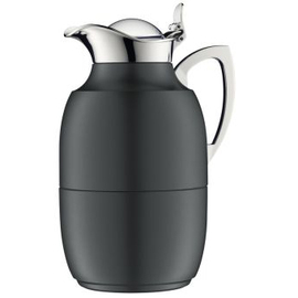 vacuum jug JUWEL 1.0 ltr stainless steel black matt | one-hand operation product photo