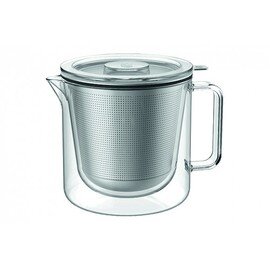 Tea maker / teapot &quot;teaMotion&quot; 1,3 l, direct brewing system, double-walled borosilicate glass, dishwasher safe product photo