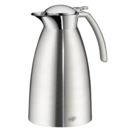 vacuum jug GUSTO TT 1 ltr stainless steel matt | one-hand operation product photo