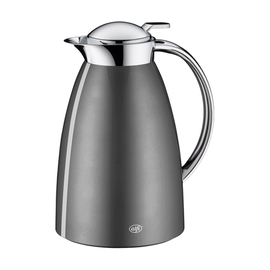 vacuum jug GUSTO 1.5 ltr stainless steel anthracite shiny | one-hand operation product photo