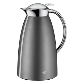 vacuum jug GUSTO 1.0 ltr stainless steel anthracite shiny | one-hand operation product photo