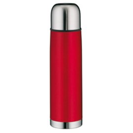 vacuum flask ISOTHERM ECO 0.75 l stainless steel red screw cap  H 293 mm product photo