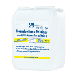 disinfection cleaner liquid | canister of 5 litres product photo