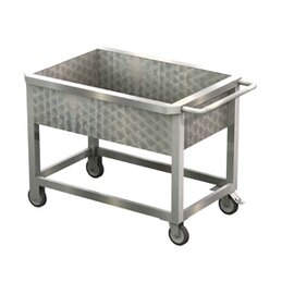 transport  trough trolley 2 swivel castors|2 fixed castors 790 mm  x 1110 mm  H 850 mm product photo