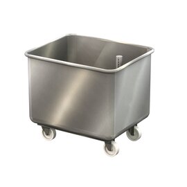 cooling basin 2 swivel castors|2 fixed castors polypropylene 850 mm  x 700 mm  H 780 mm product photo