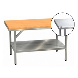 Bakery table with deposit shelf | plastic top plate L 1500 mm W 800 mm H 900 mm product photo