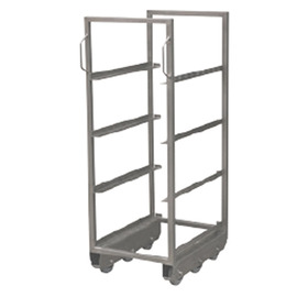 Euronorm transport trolley 4-tier | 460 mm x 620 mm H 1340 mm product photo