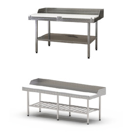 tiered table with intermediate floor 1800 mm x 900 mm product photo