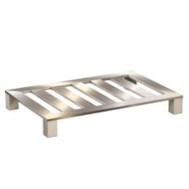 flat pallet aluminium | 4 feet | 5 crossbars | 1200 mm x 800 mm H 150 mm product photo