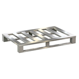 flat pallet aluminium with 2 runners | 5 crossbars | 1200 mm x 800 mm H 150 mm product photo