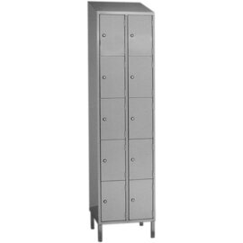 safe-deposit cabinet 500 mm  x 500 mm  H 2100 mm 10 compartments with 10 wing doors safety lock product photo