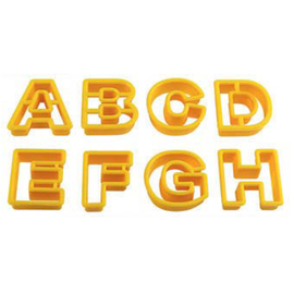 cookie cutter letters | 26 cookie cutters small product photo